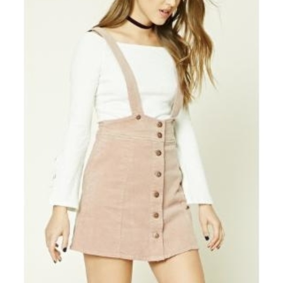 overall skirt forever 21